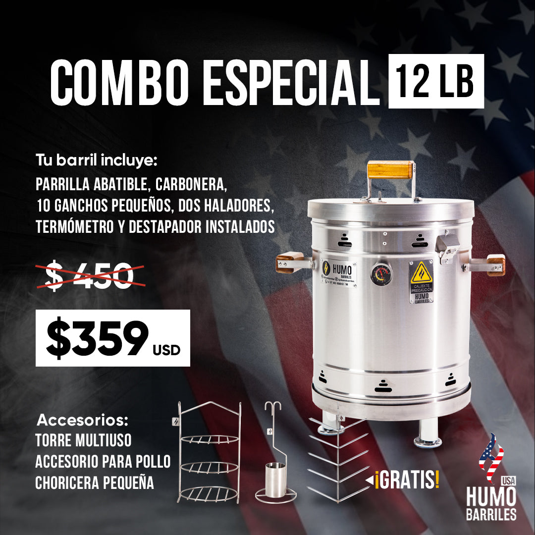 COMBO ESPECIAL BARRIL 12 LIBRAS