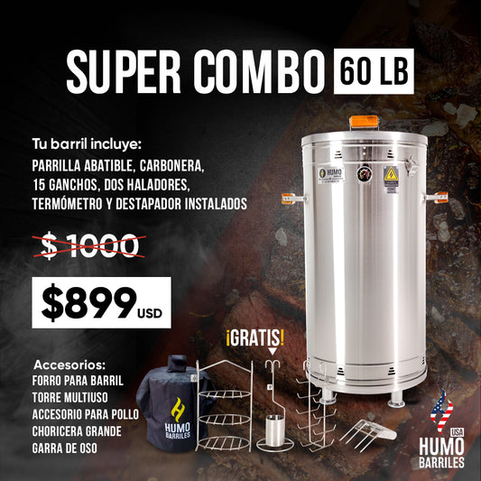 SUPER COMBO BARRIL 60 LIBRAS (JUMBO)