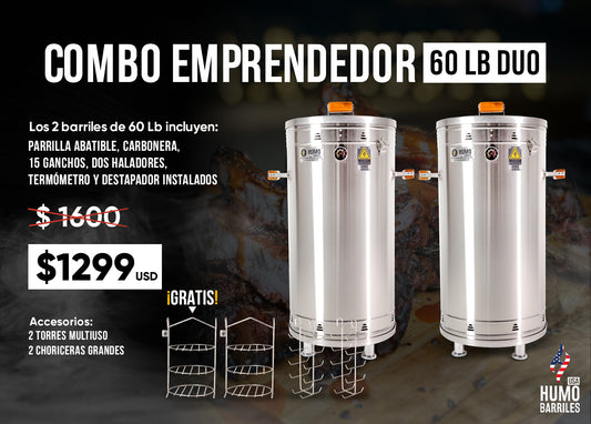 COMBO EMPRENDEDOR DUO (2 BARRILES JUMBO)