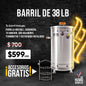 BARRIL ASADOR 38 LIBRAS + ACCESORIO MULTIUSO