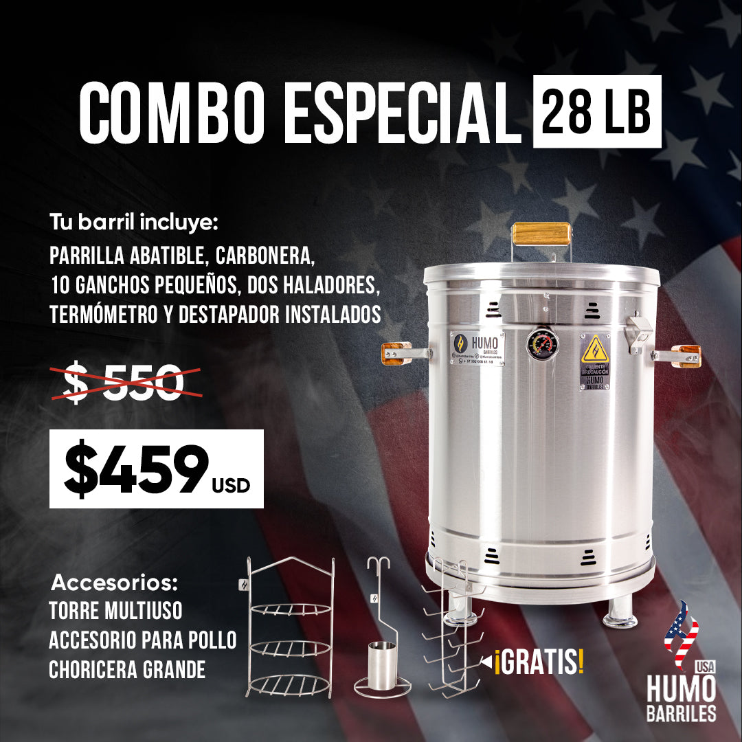 COMBO ESPECIAL BARRIL 28 LIBRAS