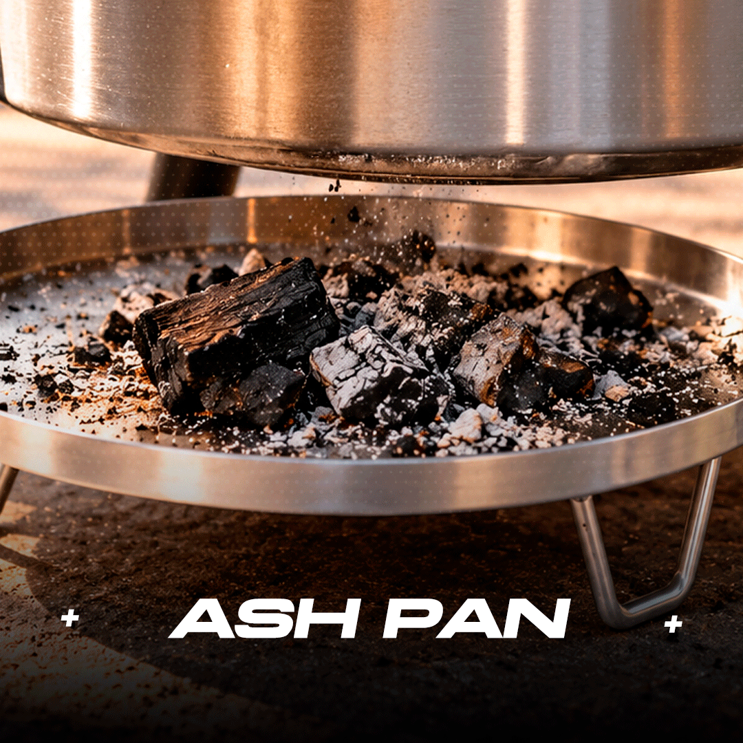 Medium Ash Collector Accesory for Grill